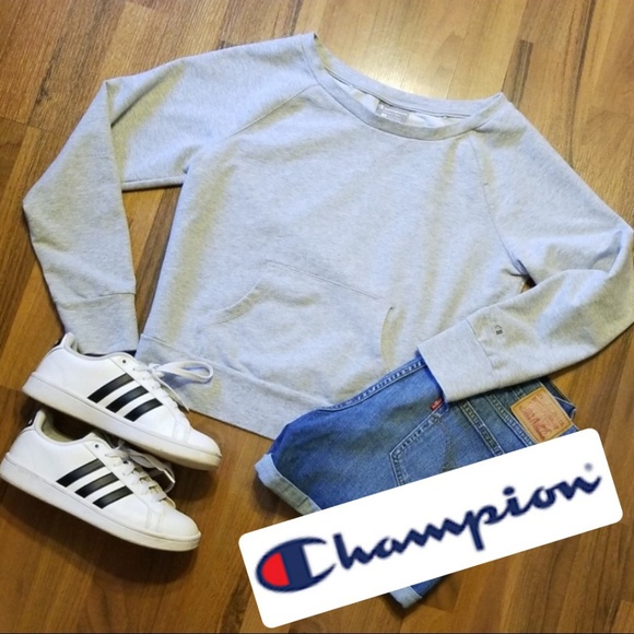 Champion Tops - {Champion} Gray Sweatshirt